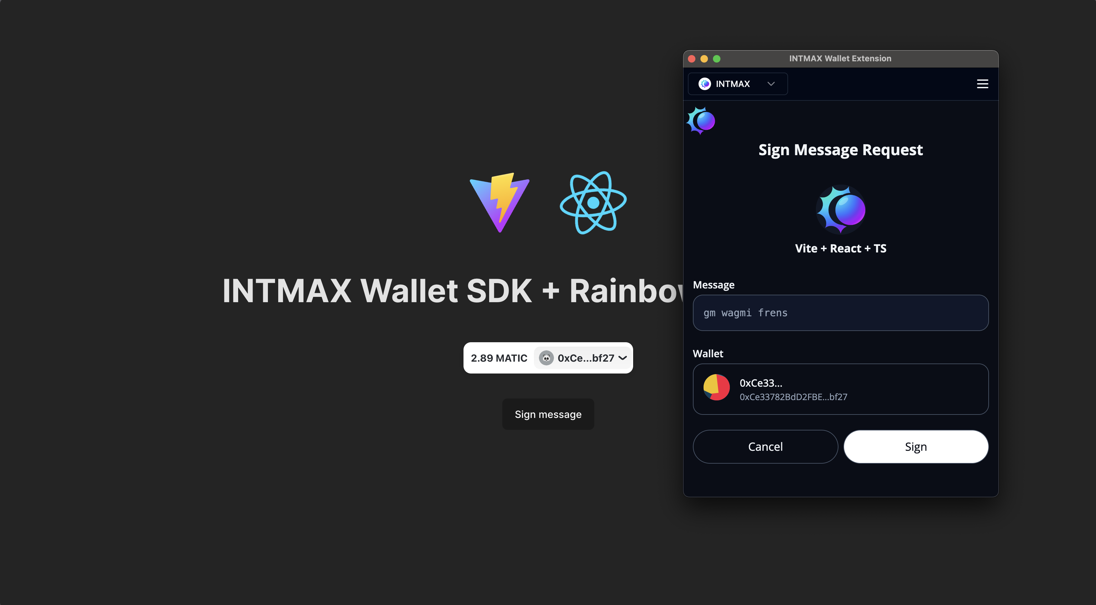 How to Integrate INTMAX Wallet into Your dApp Using RainbowKit