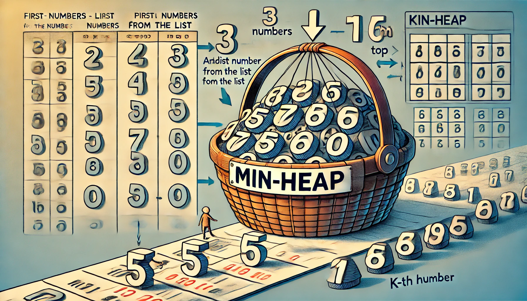 Kth Largest Element in an Array (Medium)