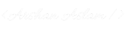 Arshan's blogs
