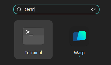 Search results for "terminal"