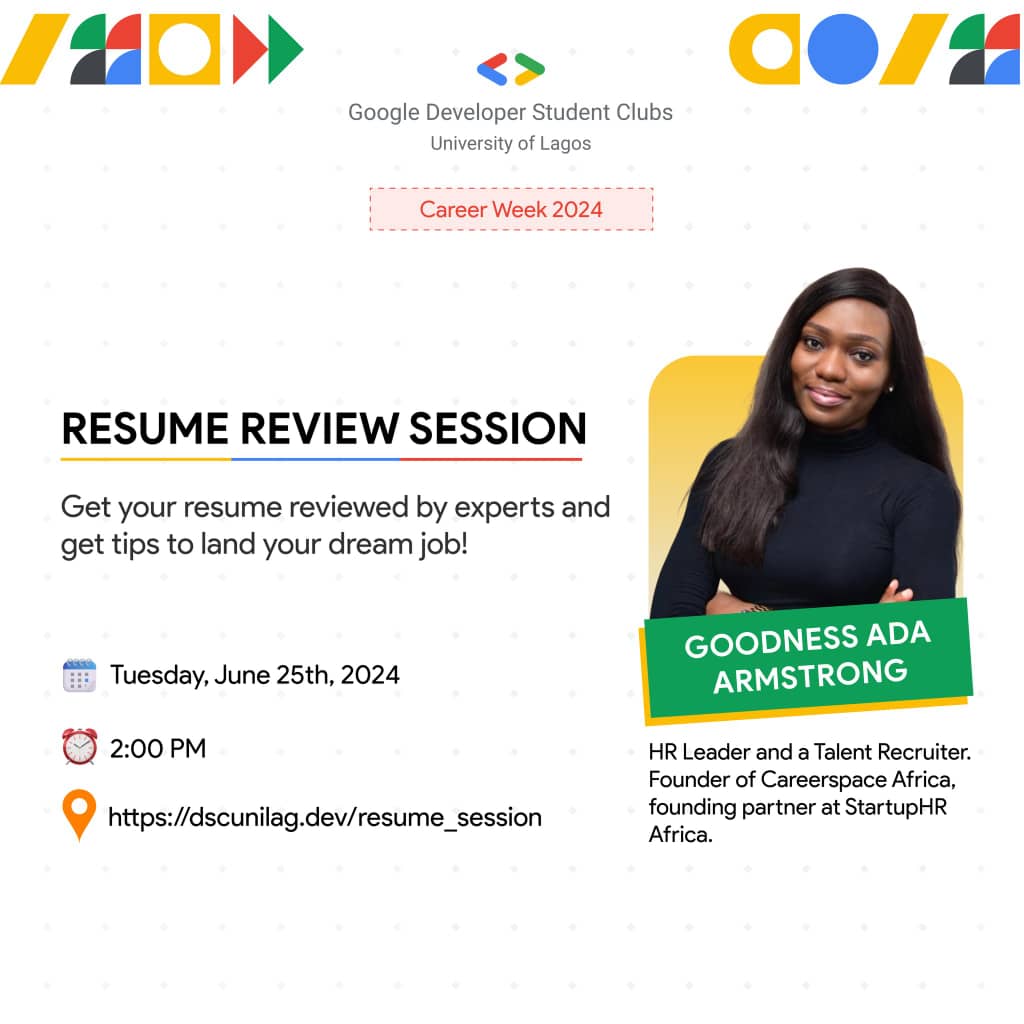 Career Week Resume Review