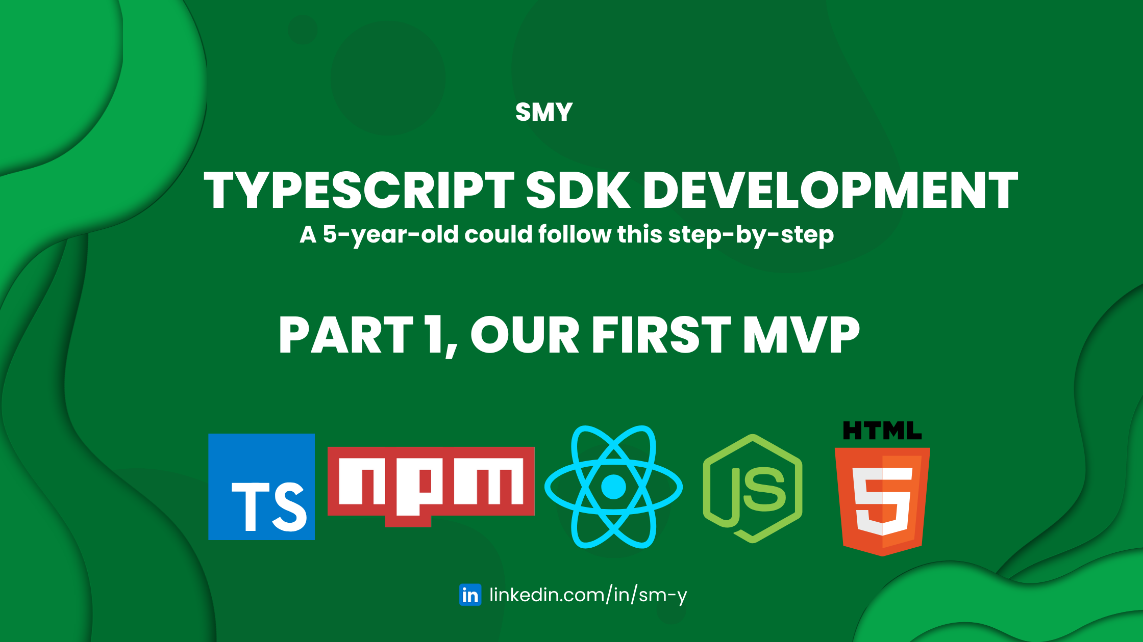 TypeScript SDK Development: A 5-year-old could follow this step-by-step ~ Part 1, our first MVP