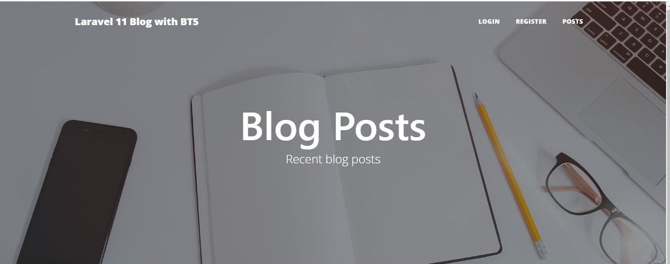 How to build a blog application using Laravel 11 with bootstrap 5