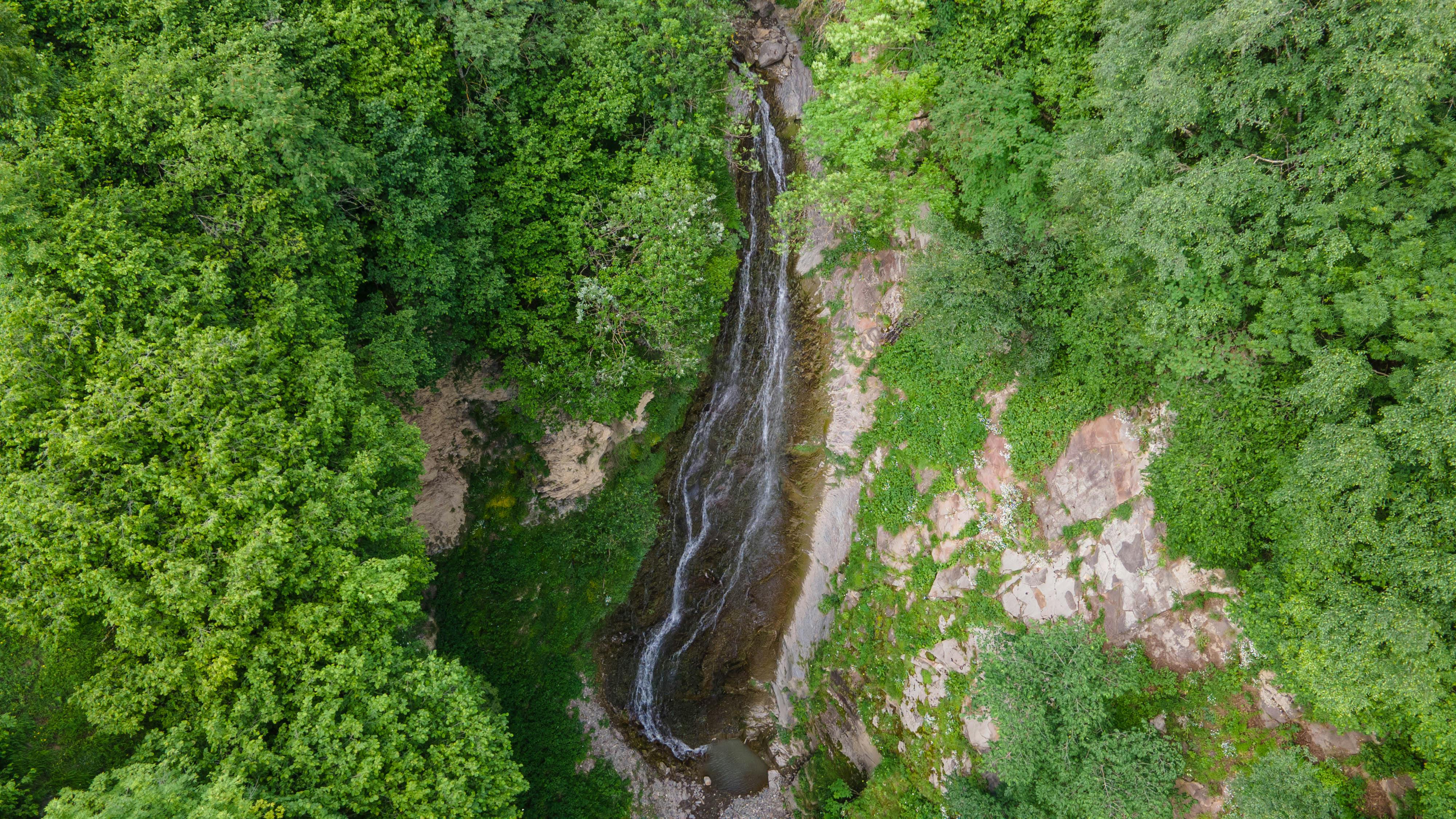 Second waterfall on the hike to Gudauri