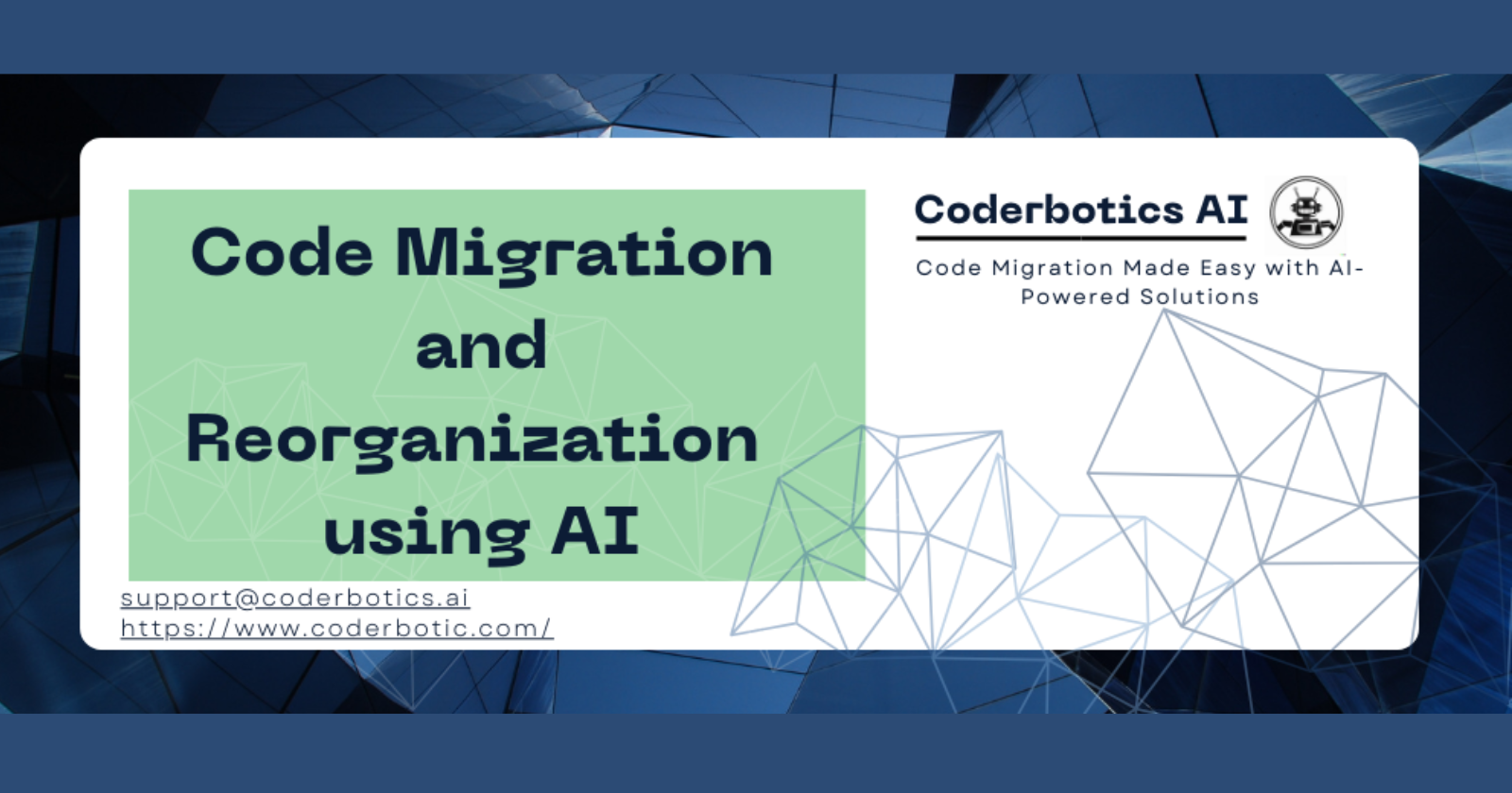 Code Migration and Reorganization using AI