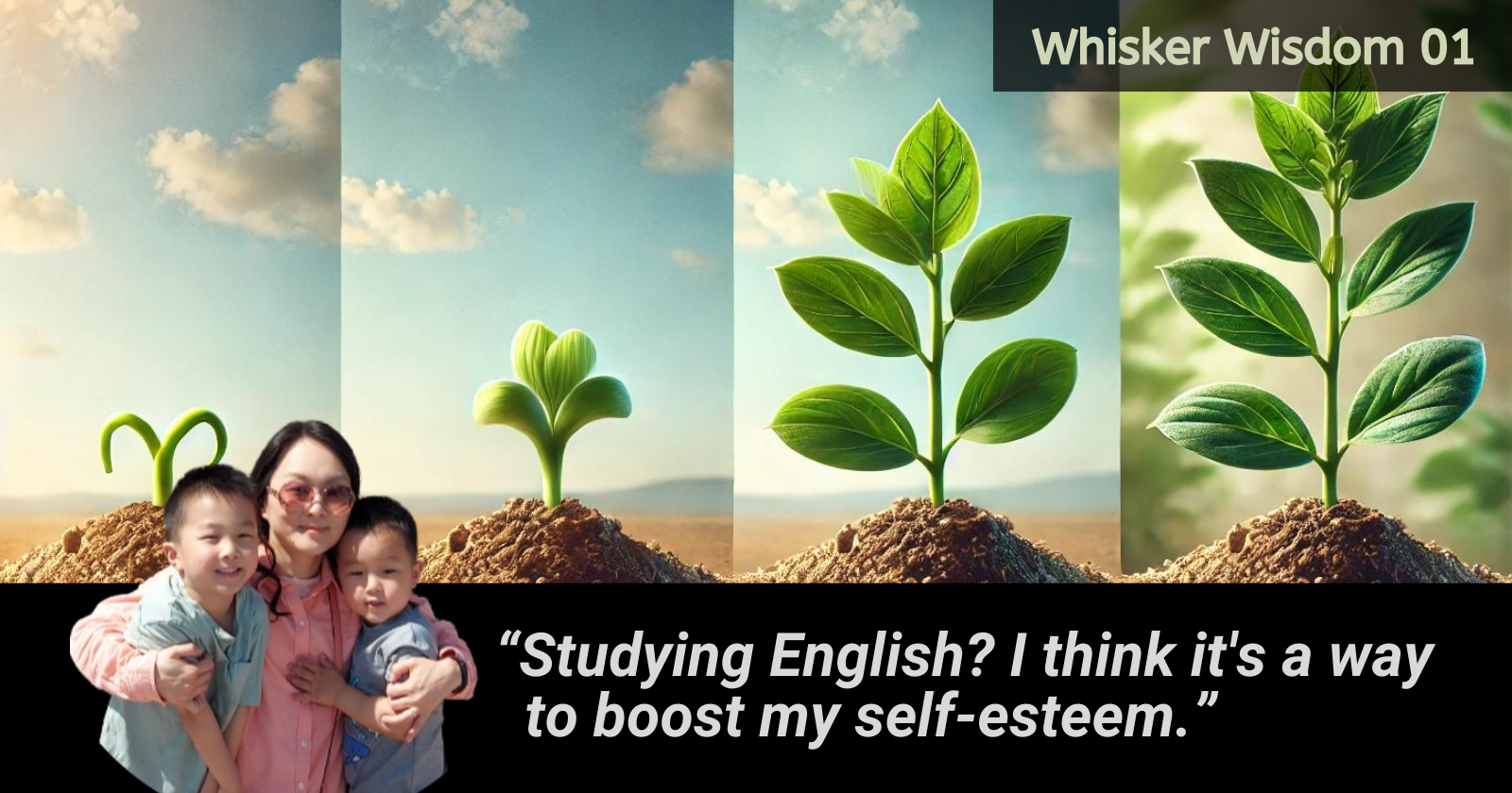 Whisker Wisdom: Pilgong’s Journey of Self-Esteem and English Mastery