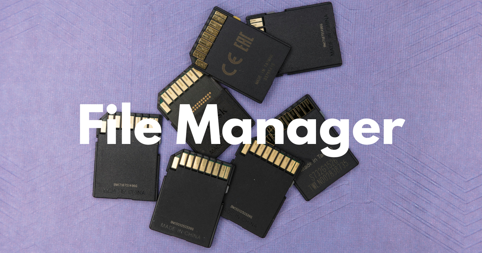 Building a file management system