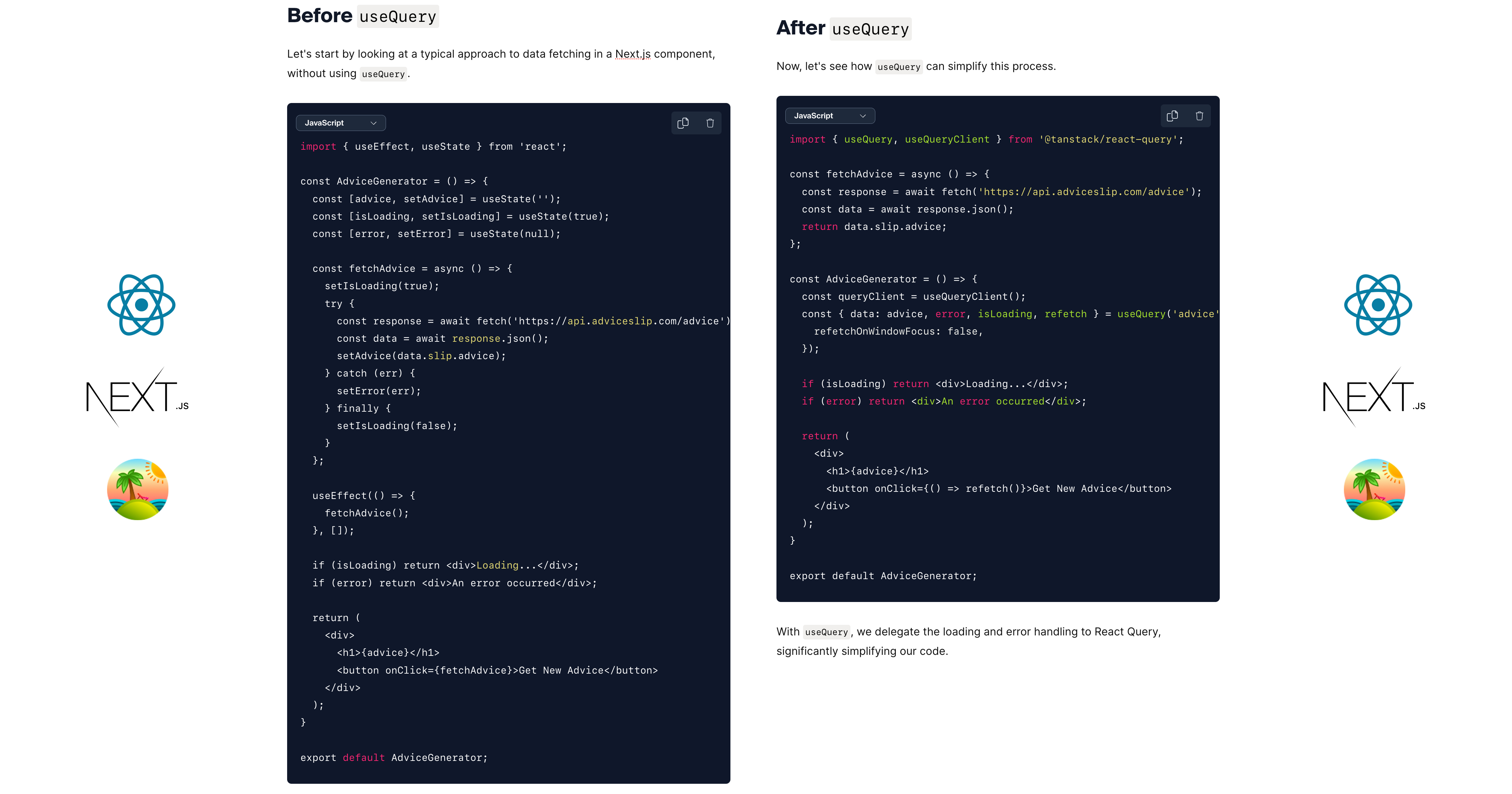 Effortlessly Manage Data Fetching in Next.js with useQuery