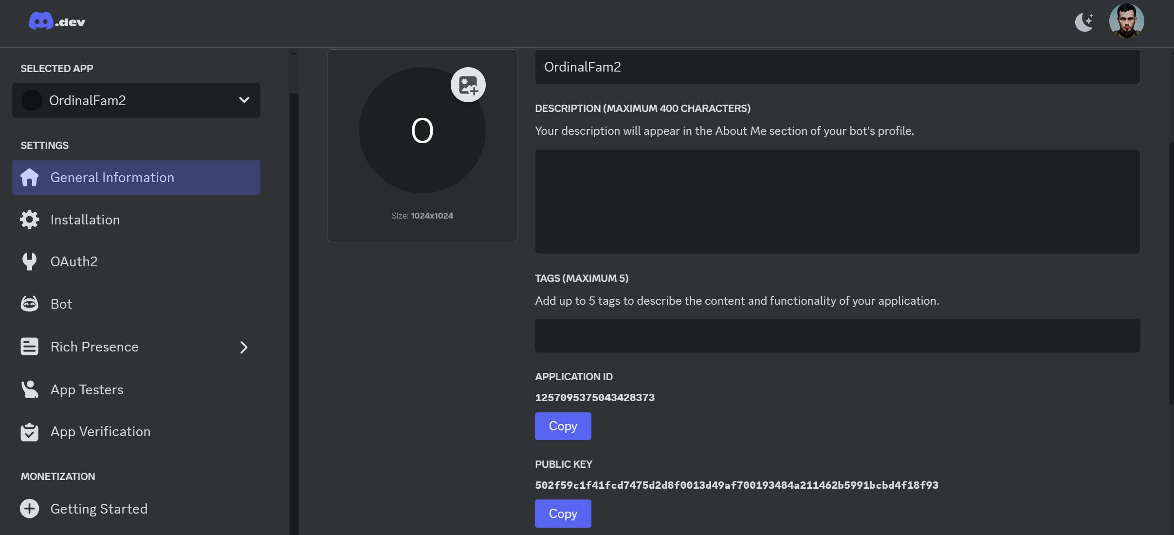 Discord Bot Client Public Key