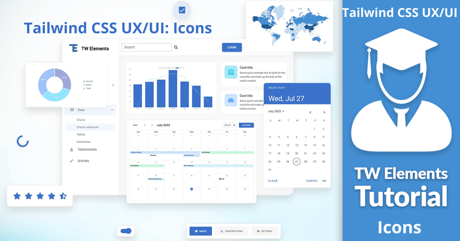 Tailwind CSS UX/UI Design Course - Icons