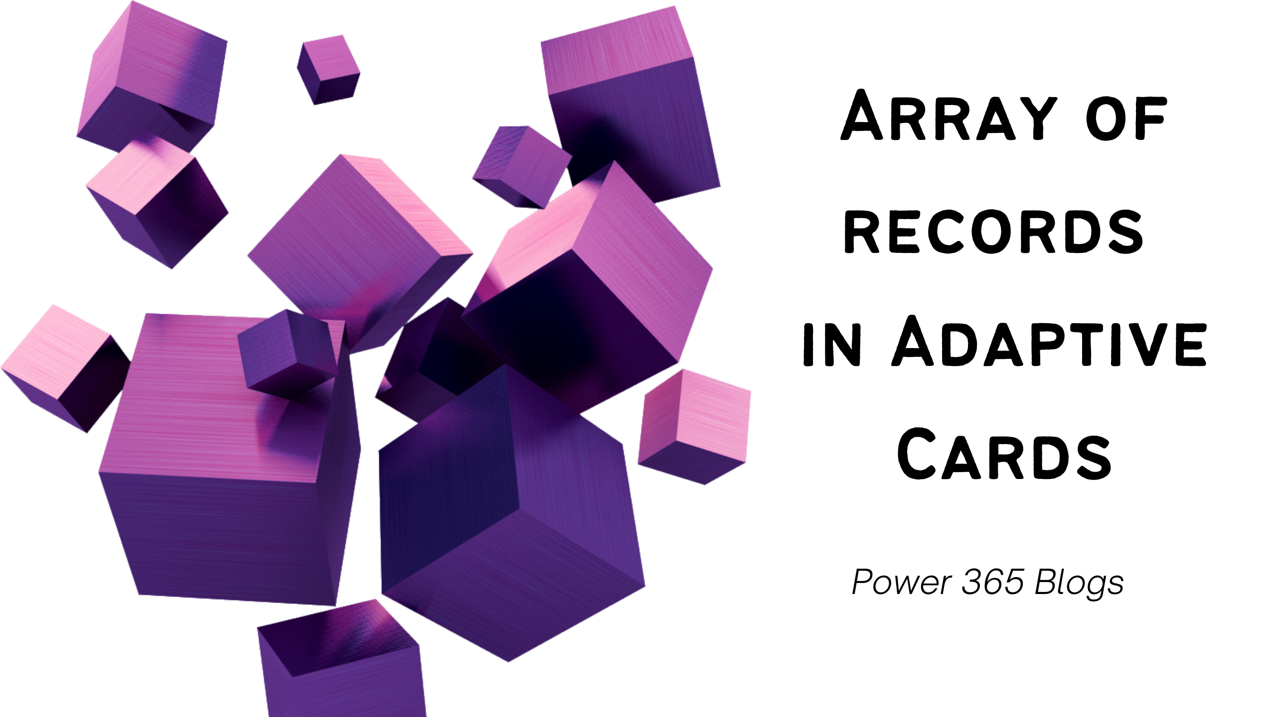 Compose Adaptive cards with array of records