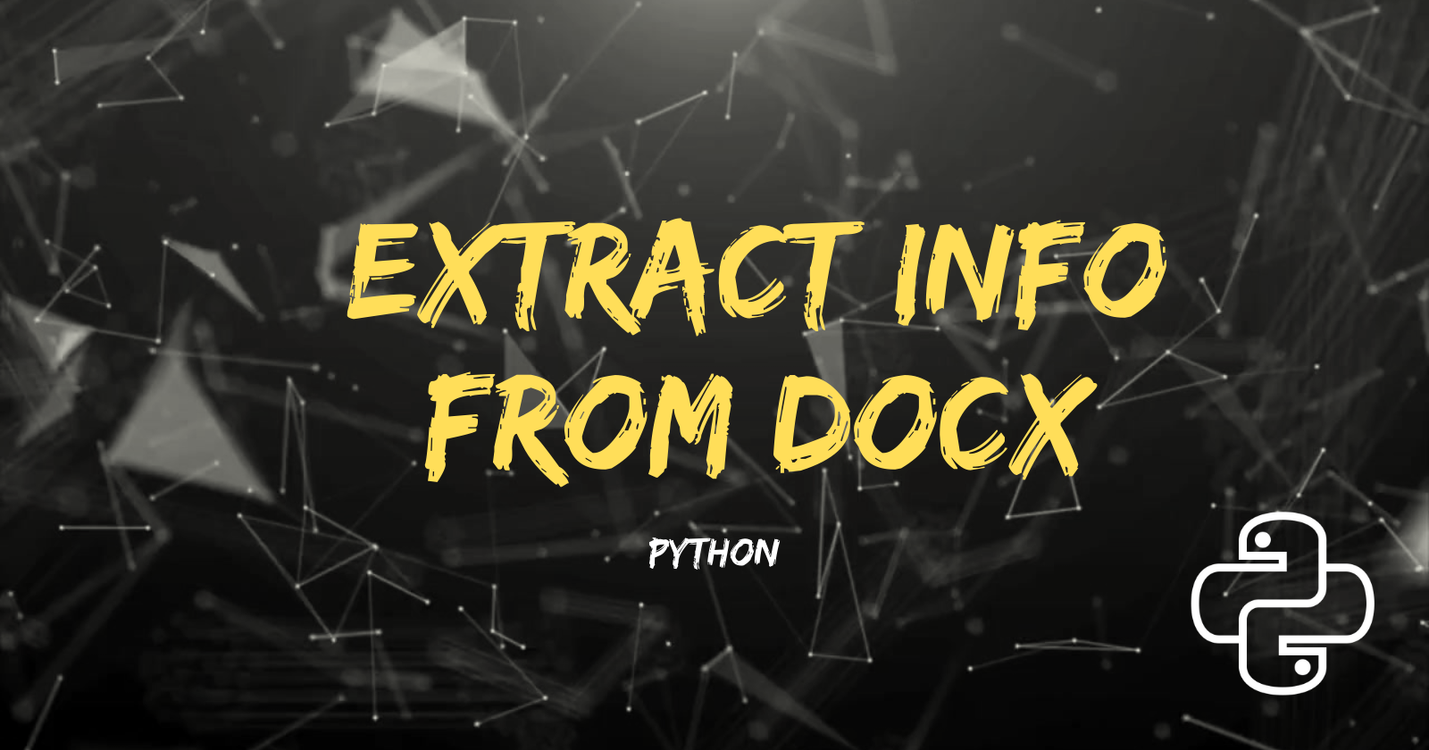 Extracting Information from a DOCX File Using Python