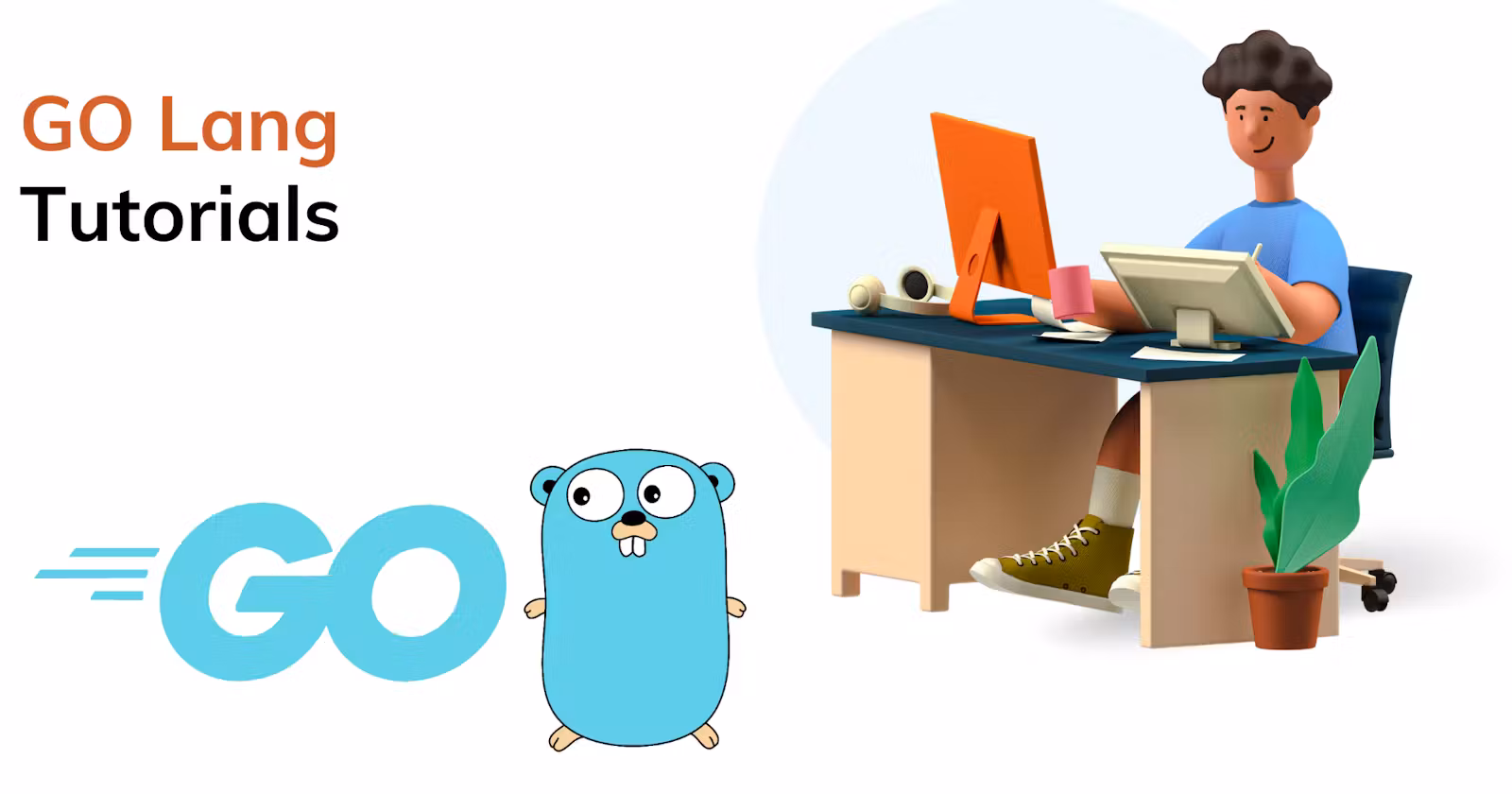 GO Lang Interview Question: Reverse A String in n/2 Complexity!