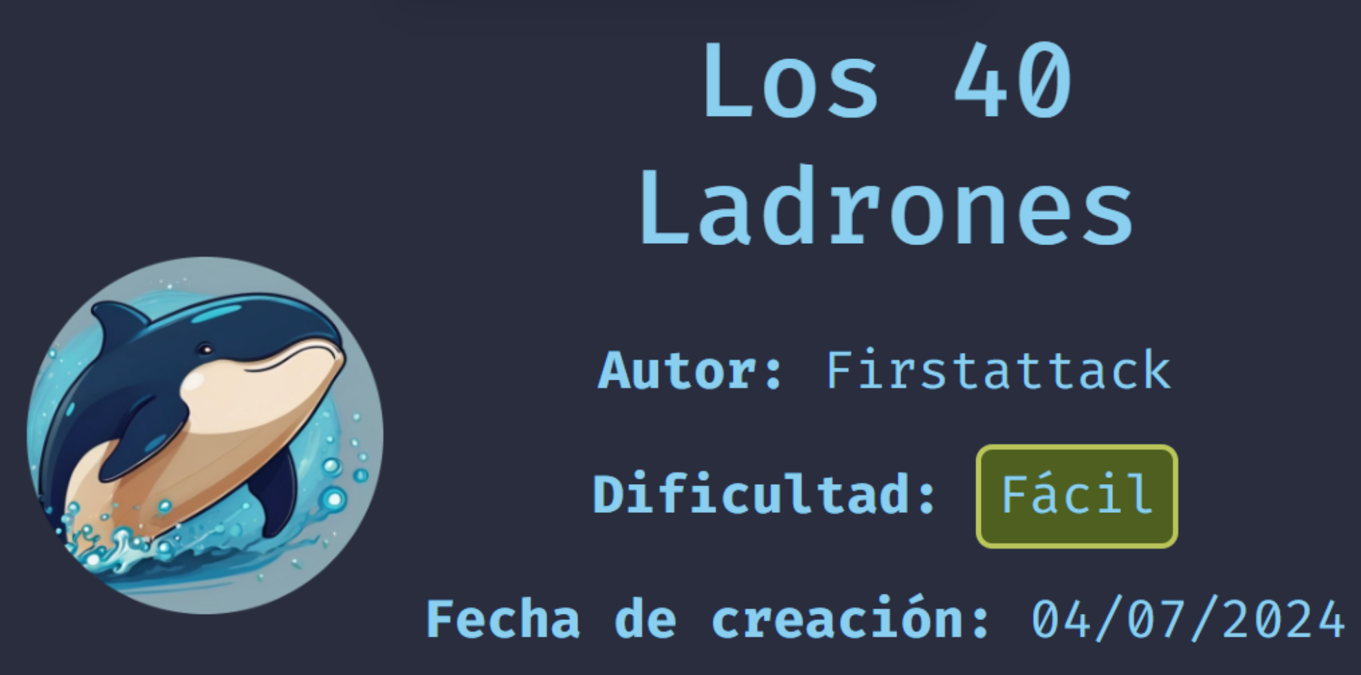 Writeup Los 40 Ladrones from DockerLabs