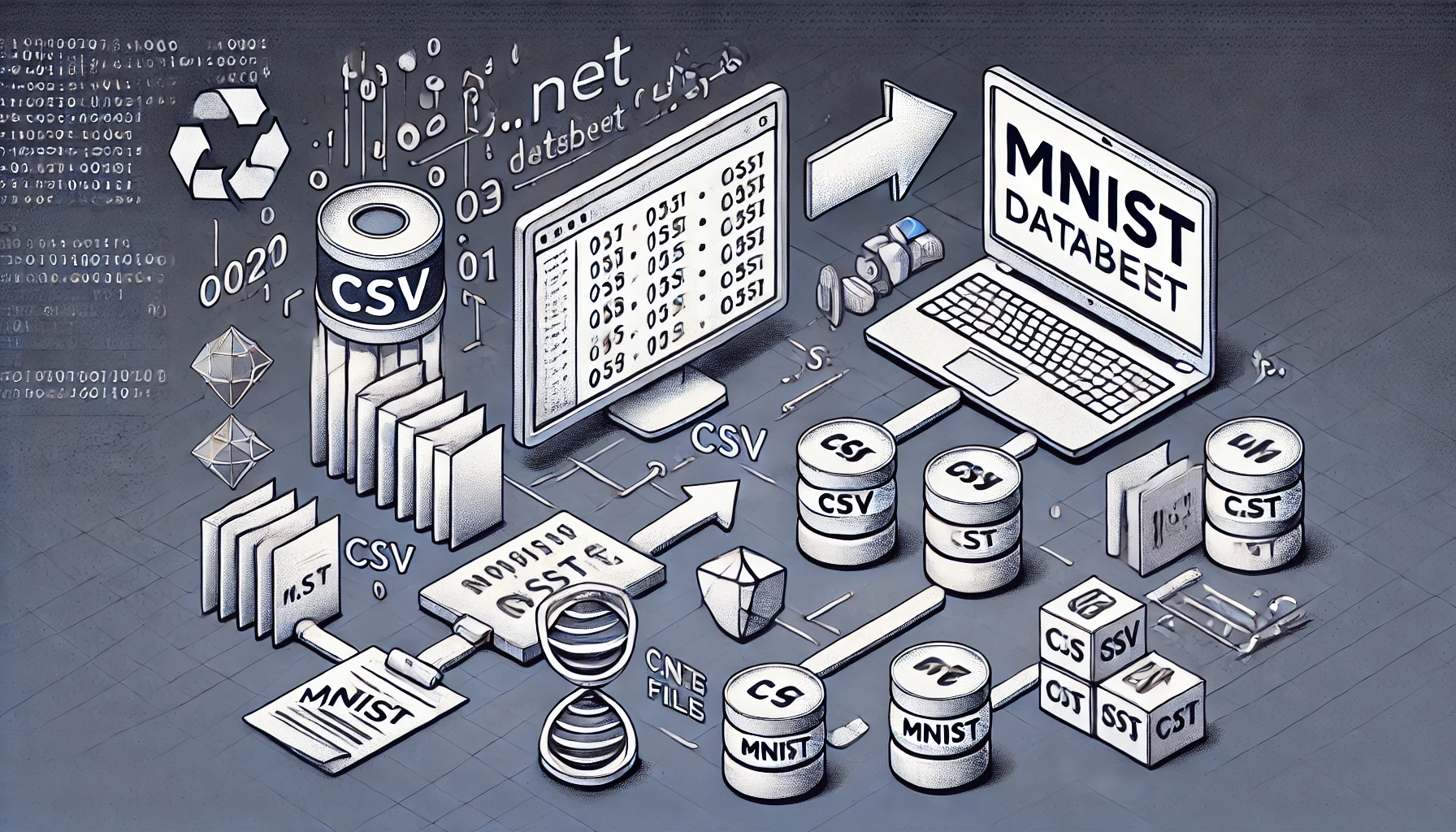 Converting MNIST Data to CSV or Individual Files using .NET