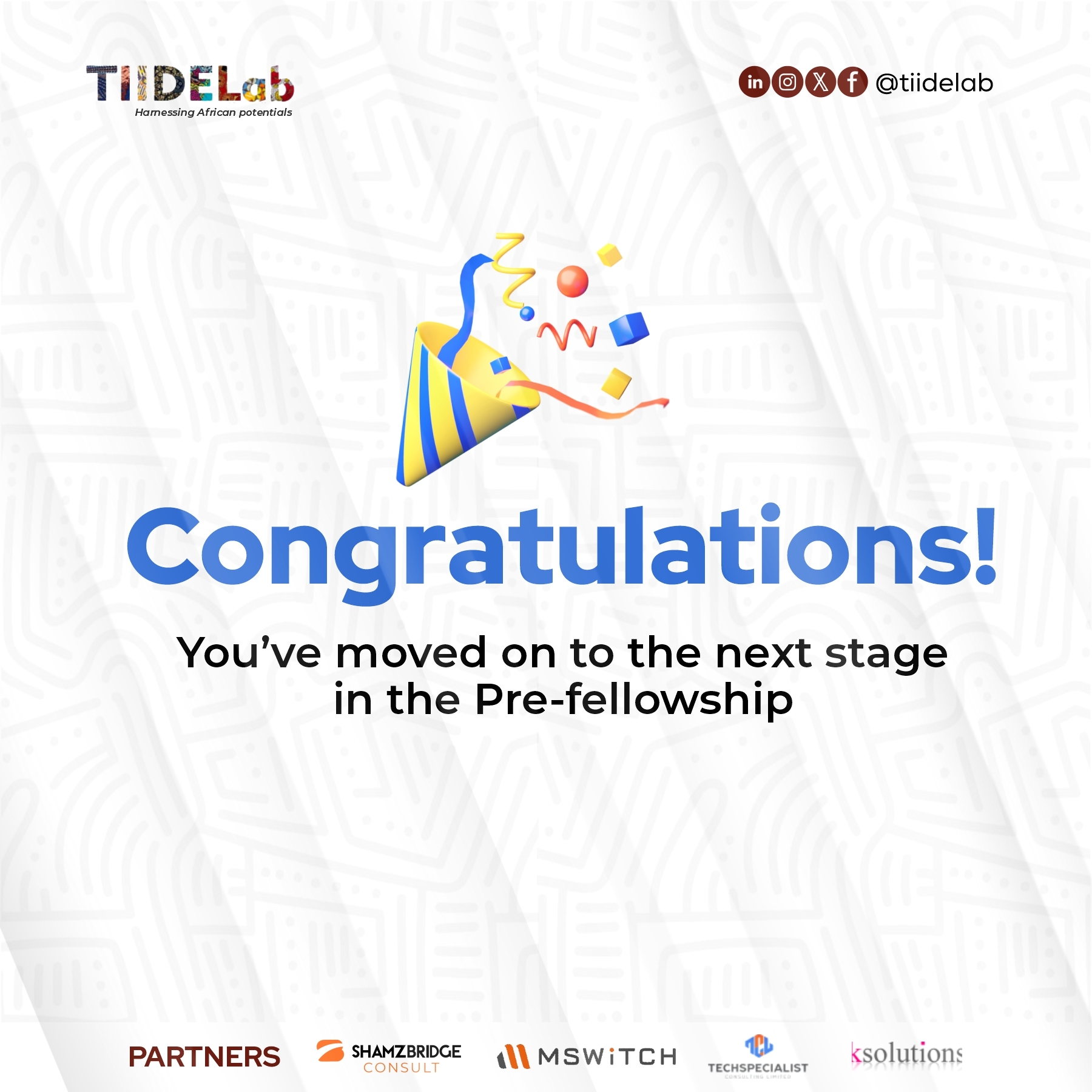 Leveling Up! Advancing to Stage 3 of the TIIDELab Program