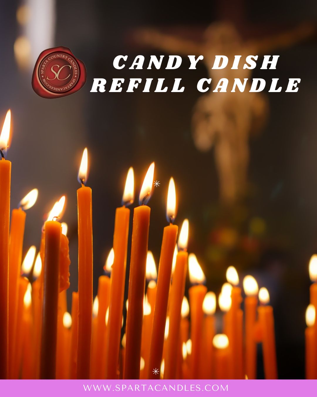 Sweeten Your Home with Candy Dish Refill Candle