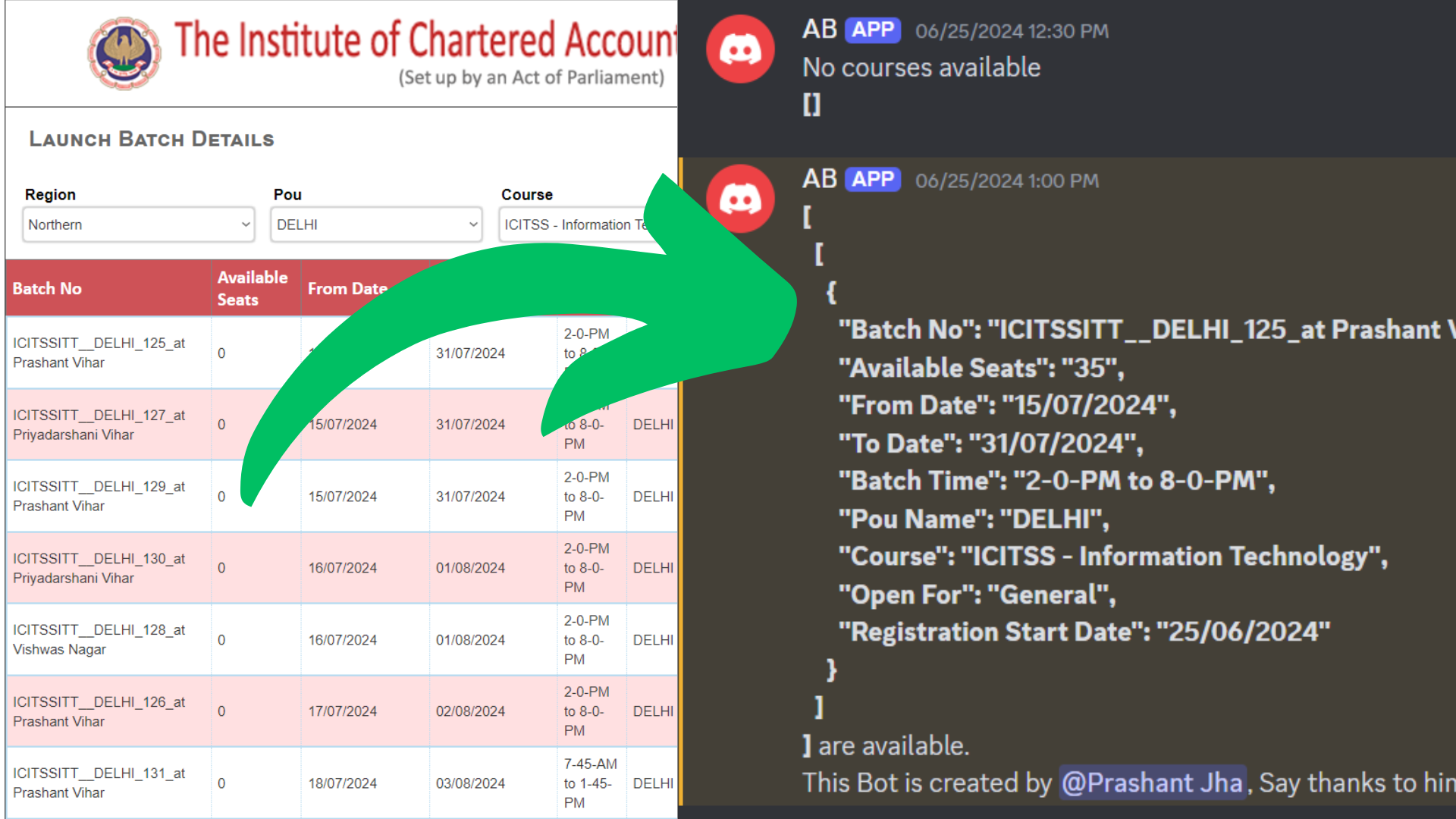 How I Created a Discord Bot for ICAI Batch Notifications