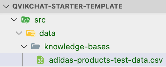 Adidas Products Test Data