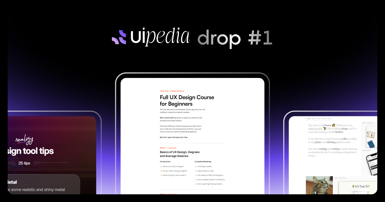 Design Resources Drop #1 - Mockups, Learnings, Portfolios, Figma tips