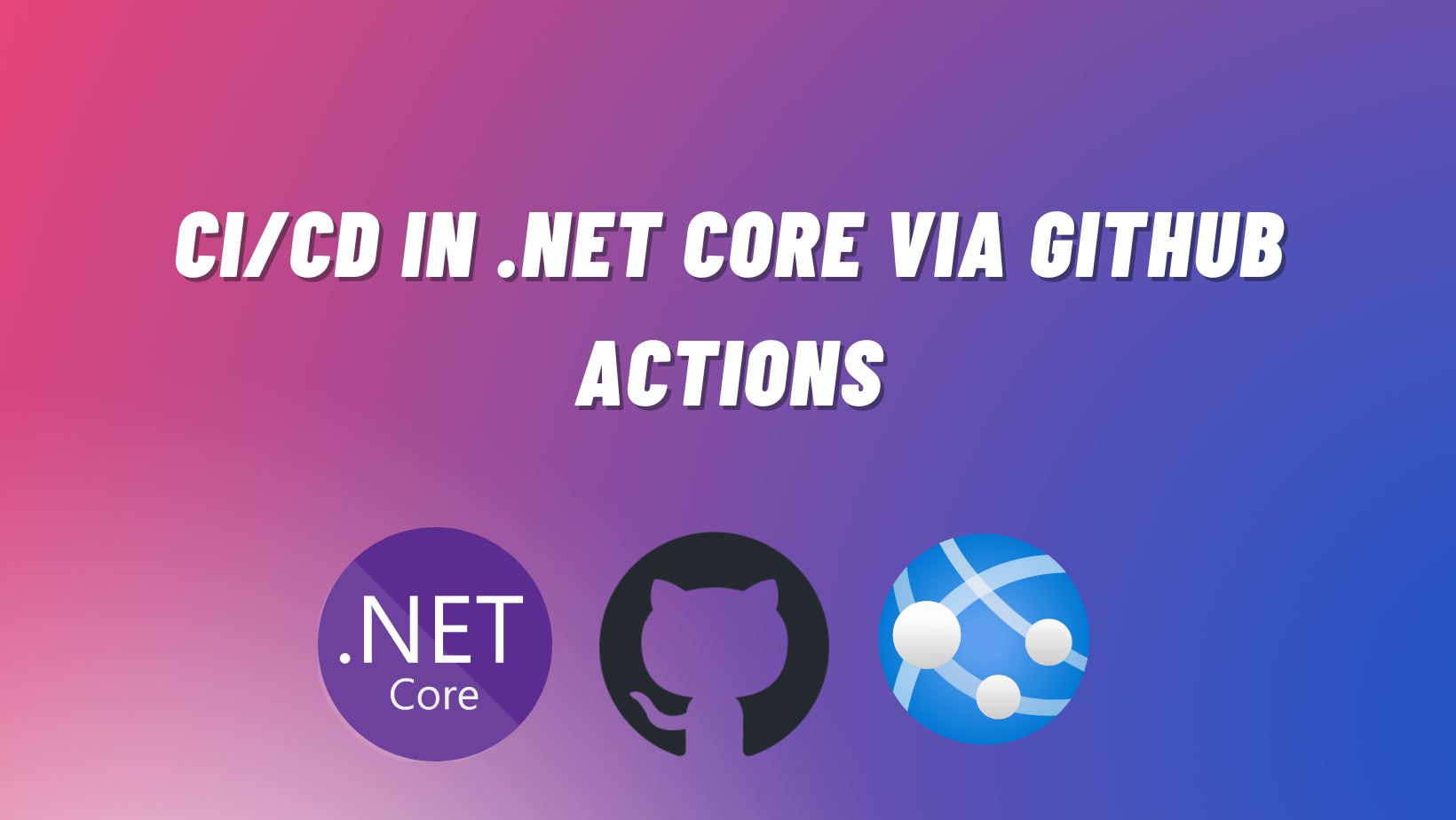 Step-by-Step Guide to setup CI/CD in .NET Core via Github Actions