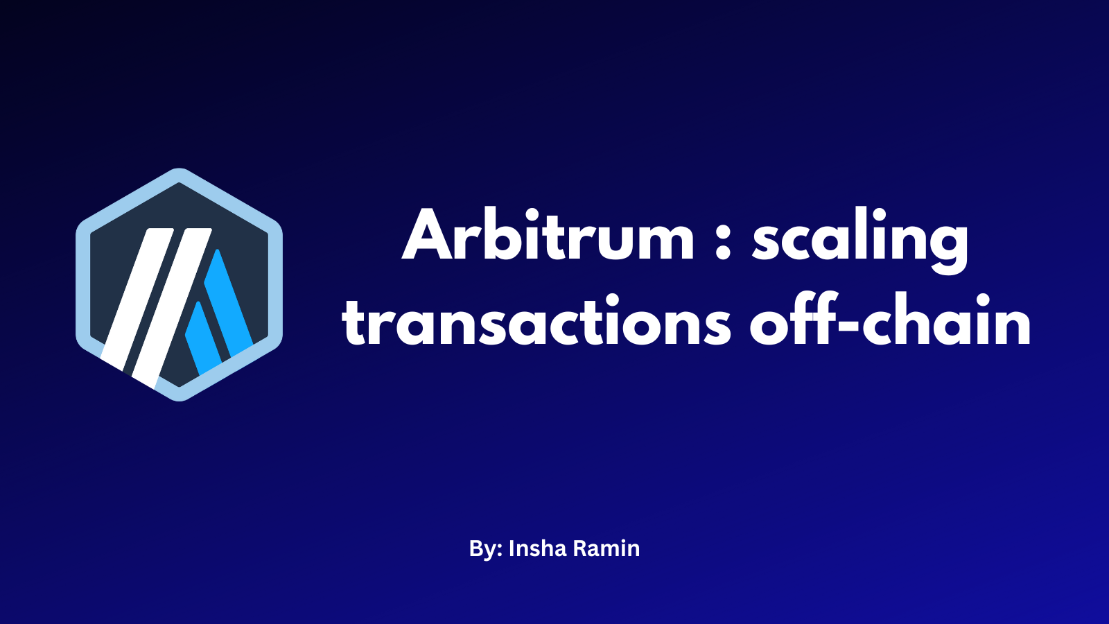 Arbitrum: Scaling Transactions Off-Chain