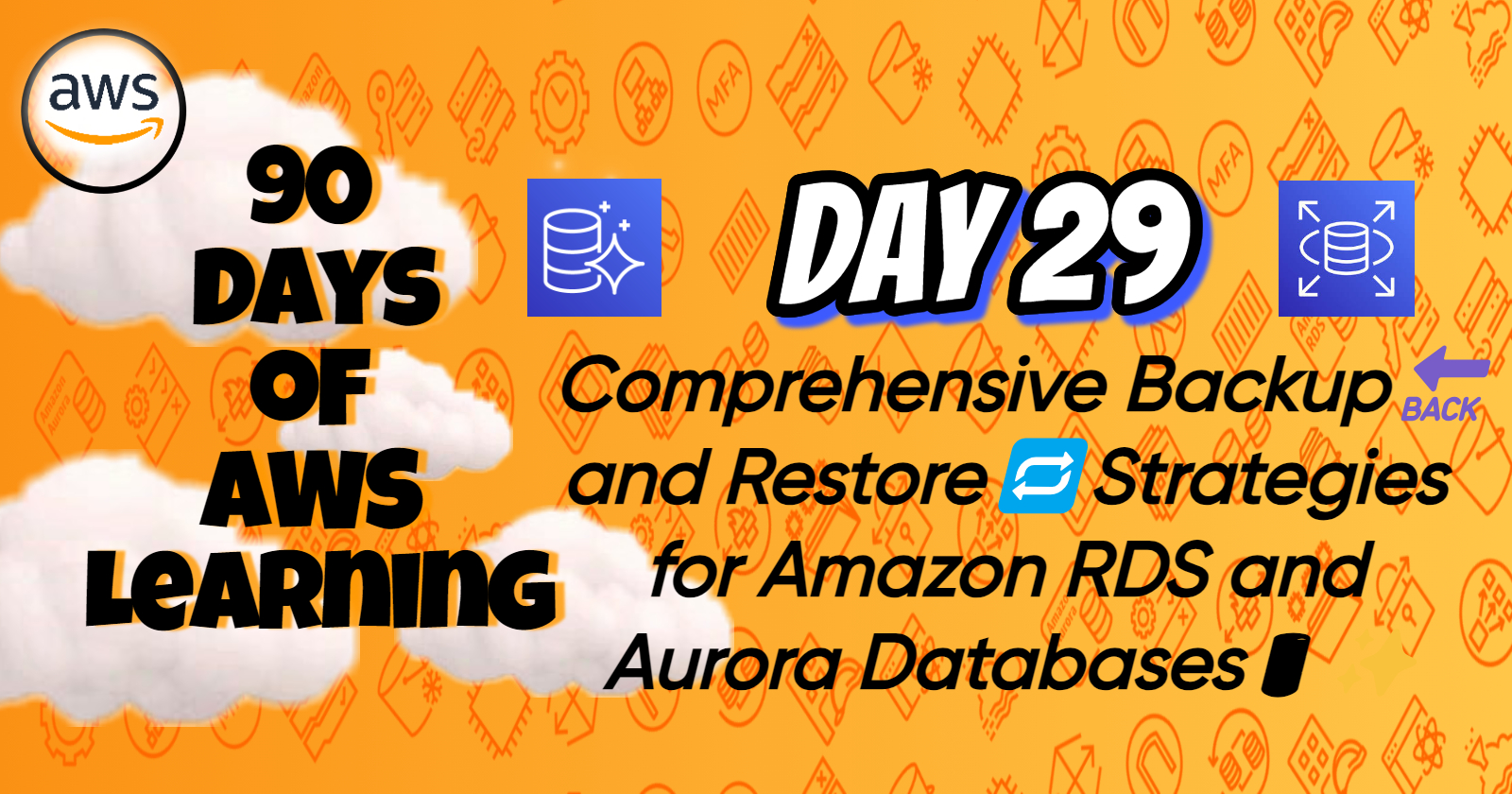 Day 29: Comprehensive Backup🔙 and Restore🔁Strategies for Amazon RDS and Aurora Databases🛢✨