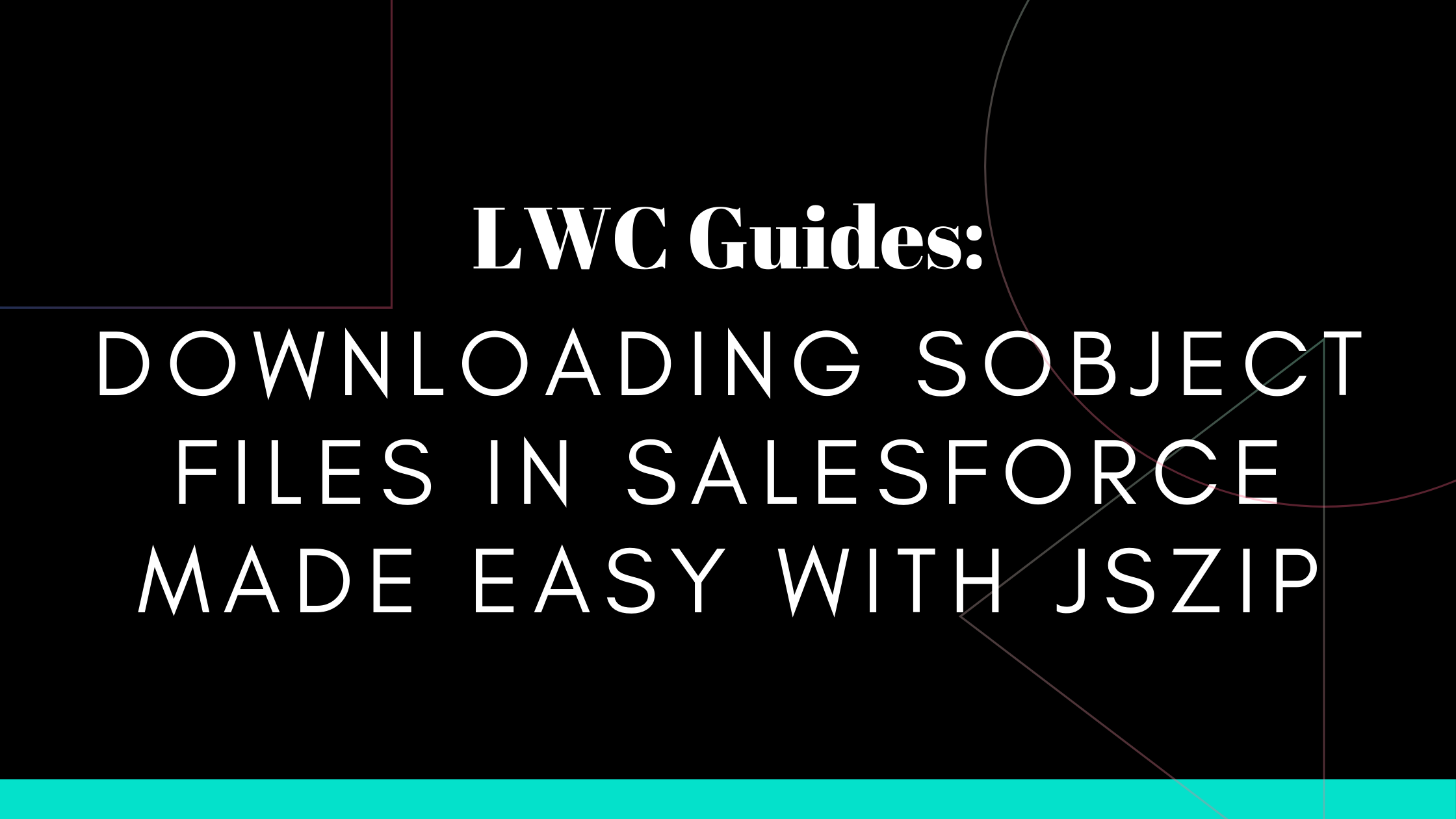 Downloading SObject Files in Salesforce Made Easy with JSZip