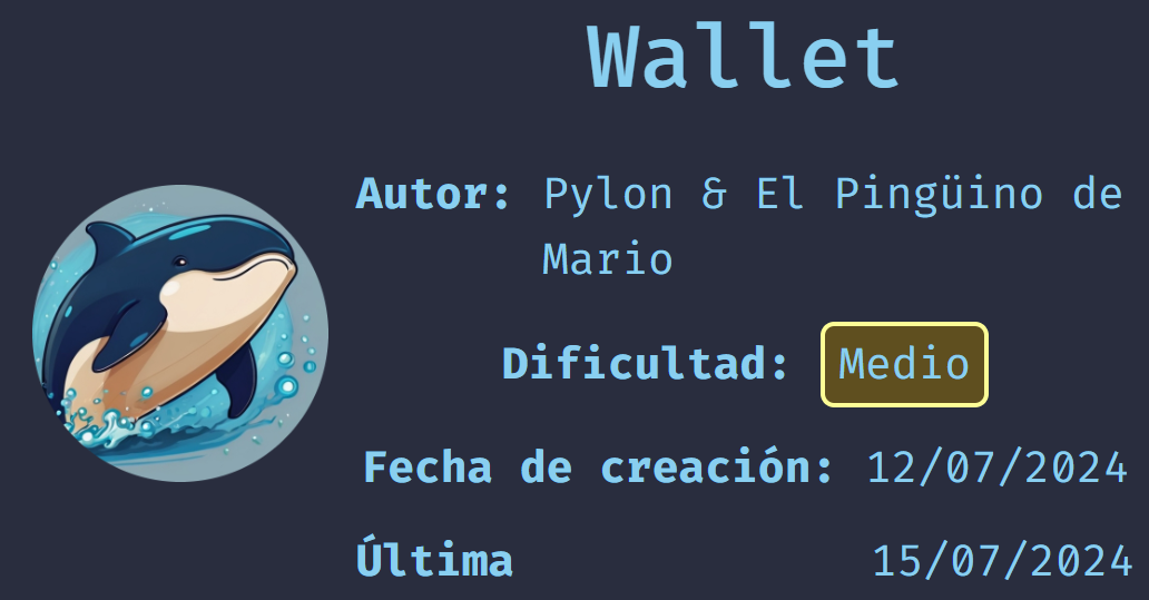 Writeup Wallet from Dockerlabs