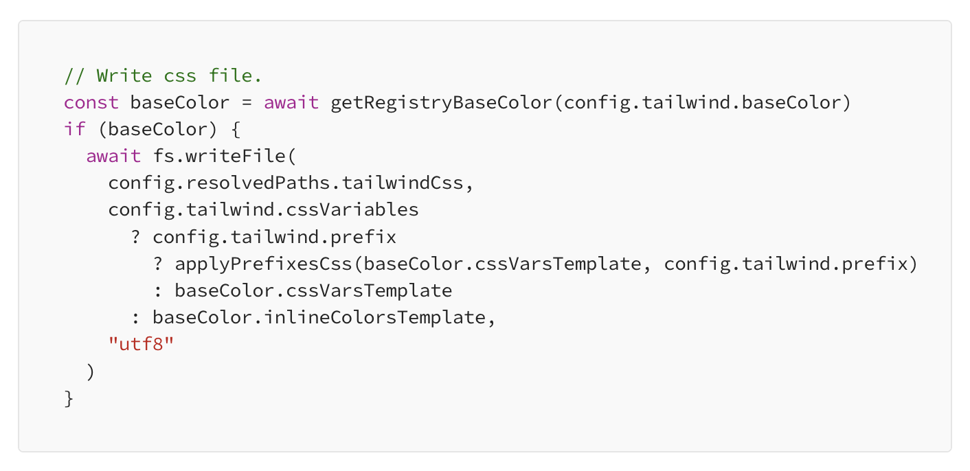 shadcn-ui/ui codebase analysis: How does shadcn-ui CLI work? — Part 2.13