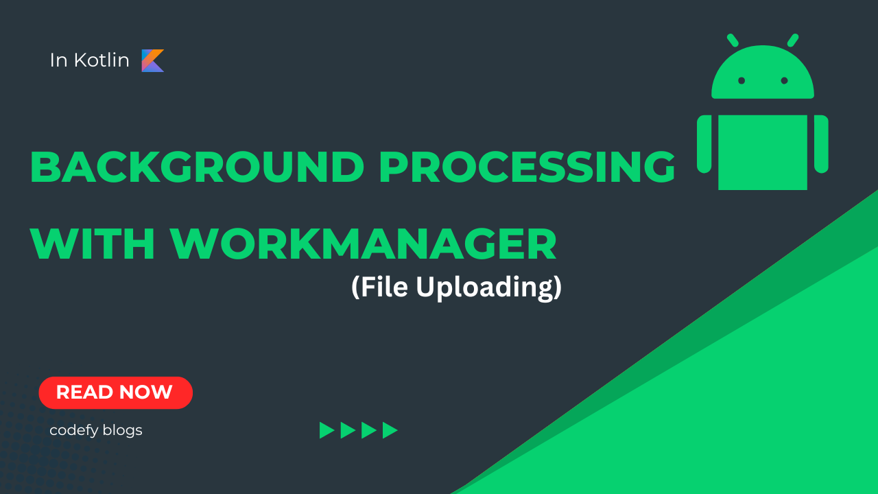 Background processing using workmanager