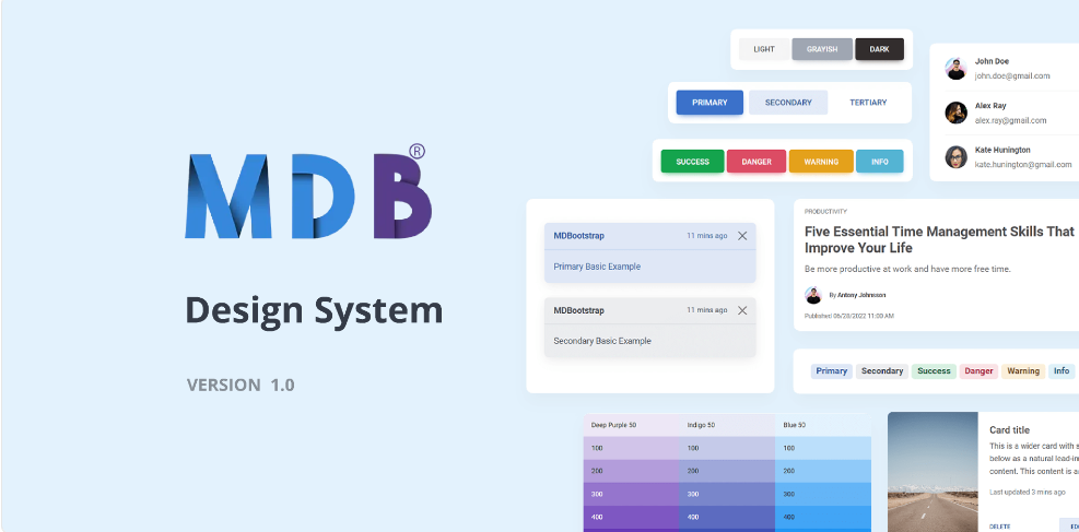 Styling React Components with MDBootstrap