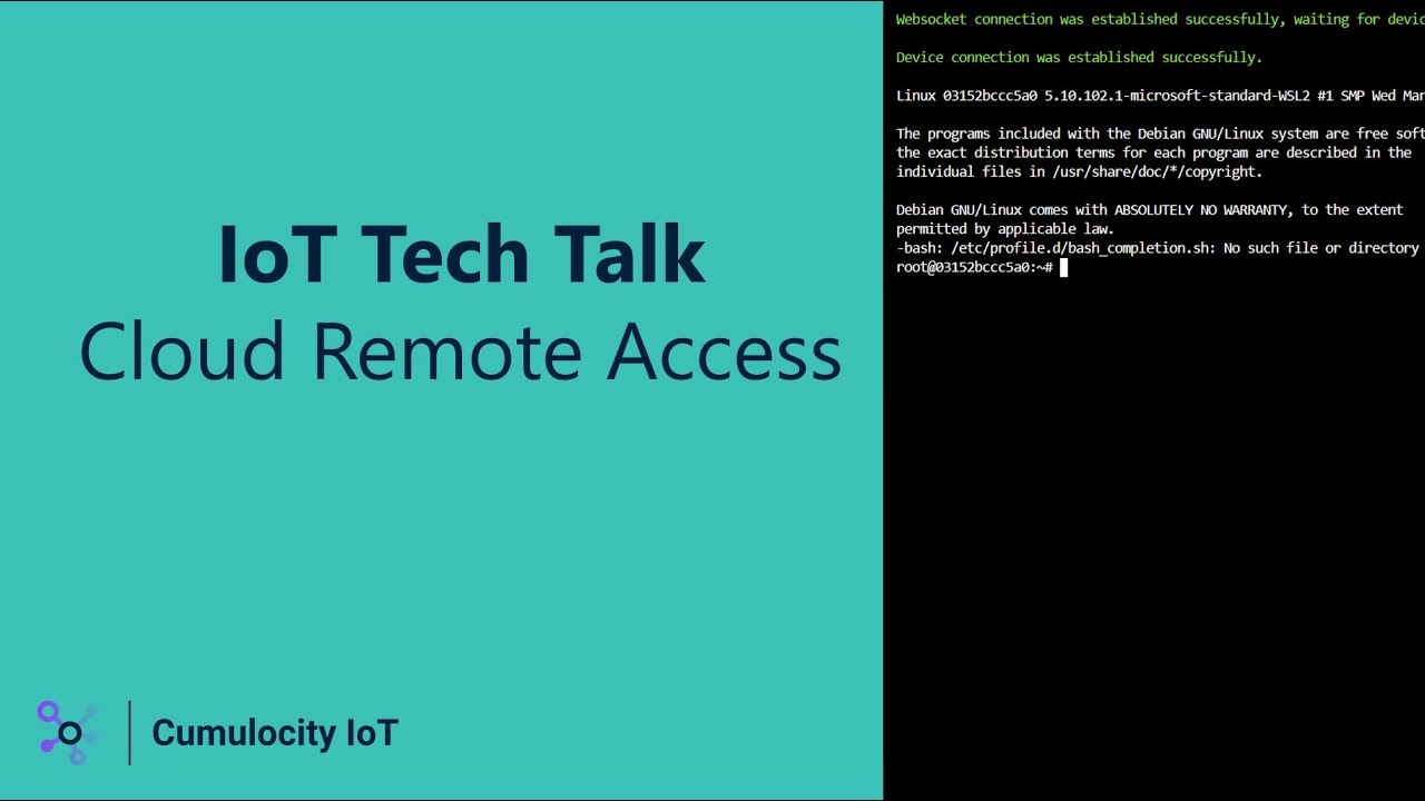 IoT Tech Talk - Cloud Remote Access