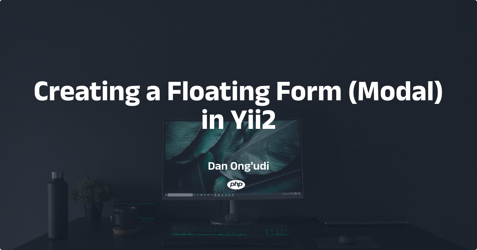 Creating a Floating Form (Modal) in Yii2