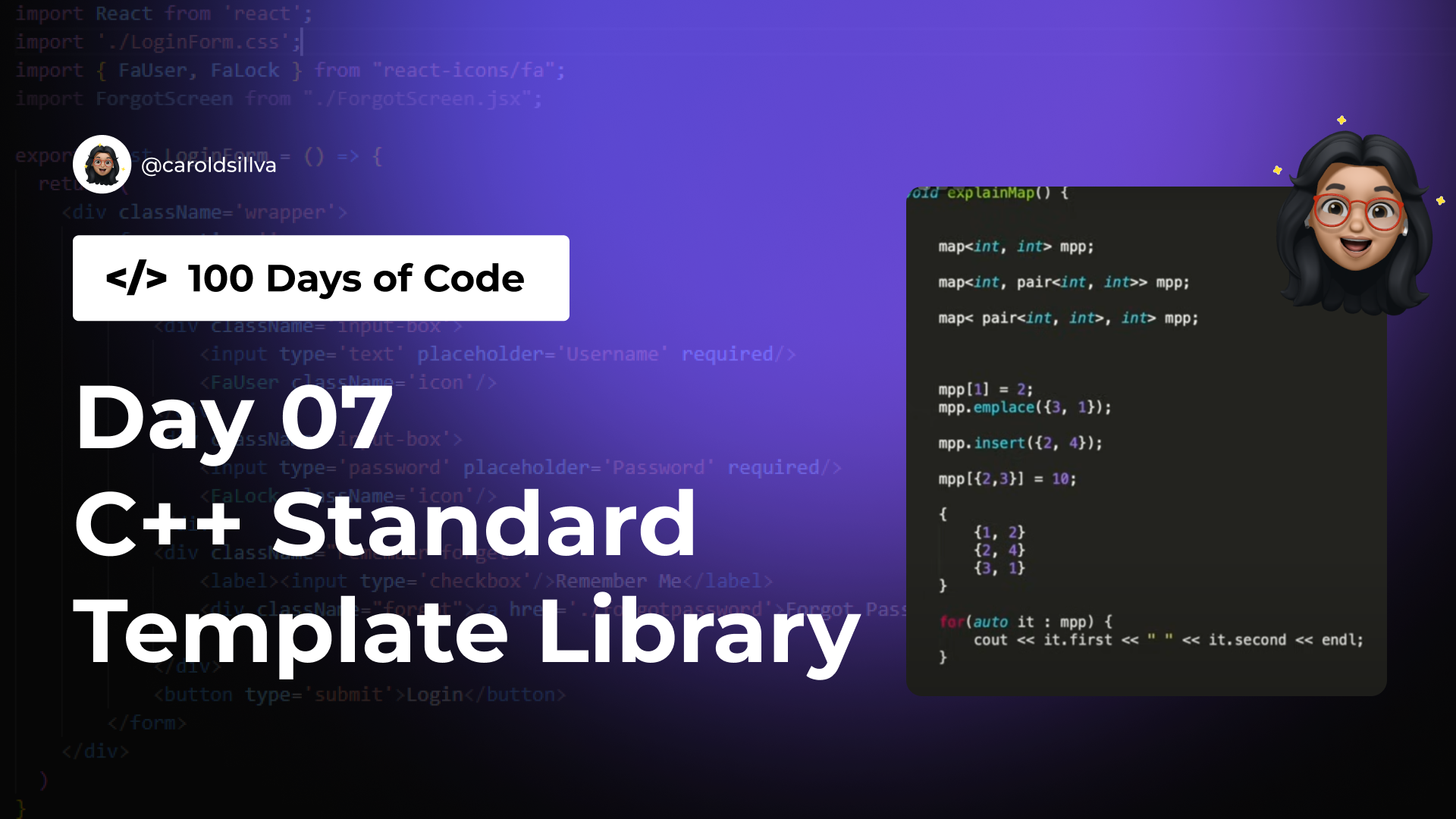 Day 07 of 100 days of Code: C++ Standard Template Library (STL)