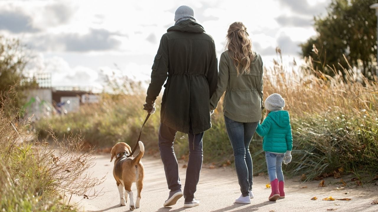 köpekli bir aile