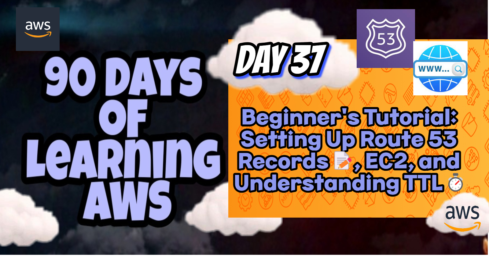 Day 37: Beginner's Tutorial: Setting Up Route 53 Records📝, EC2, and Understanding TTL⏱