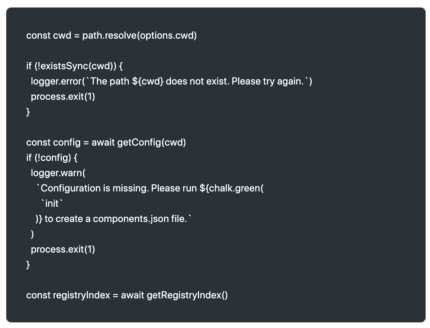 shadcn-ui/ui codebase analysis: How does shadcn-ui CLI work? — Part 3.1