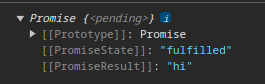 promise pending