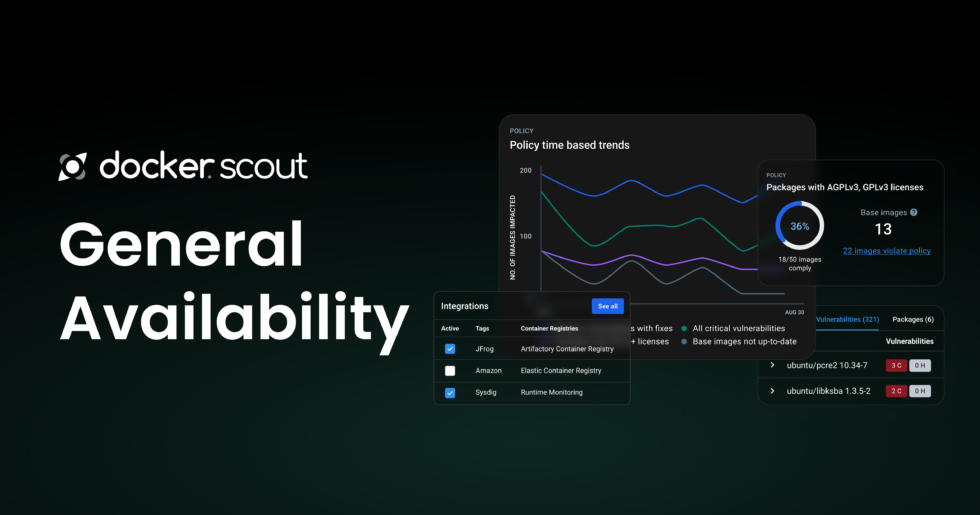 Docker Scout metrics exporter