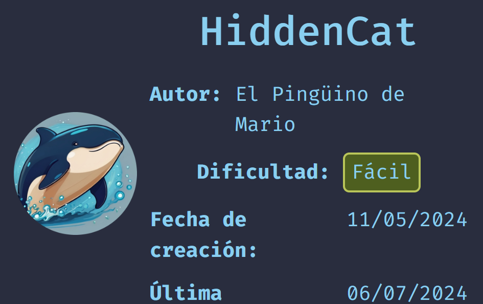 Writeup HiddenCat from Dockerlabs