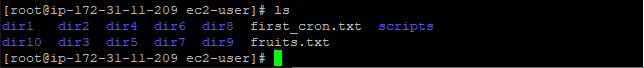 cronjob output