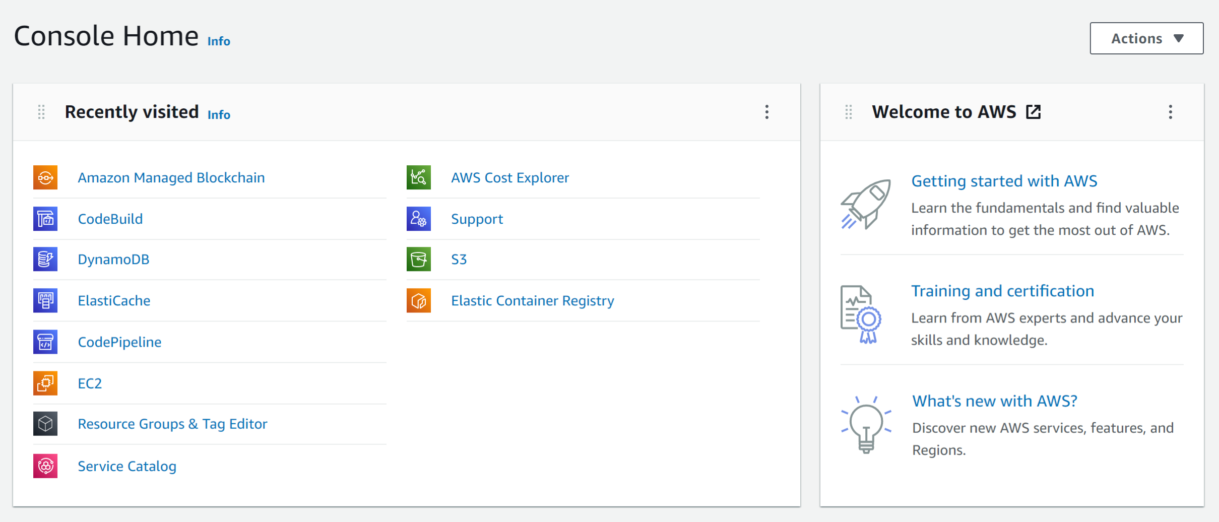 AWS Console