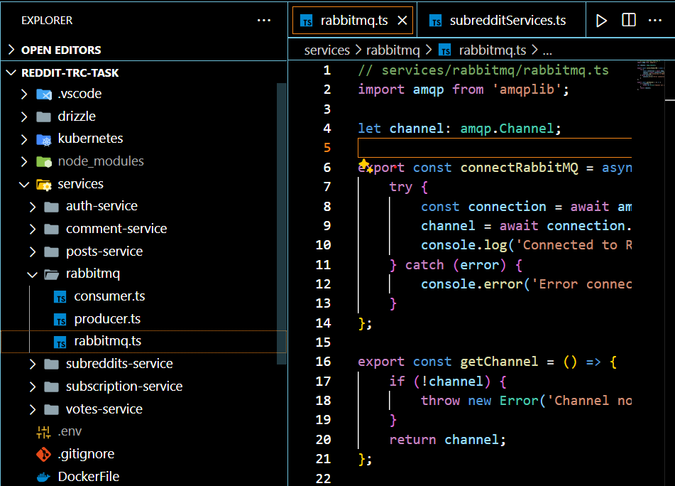 Reddit-backend-task