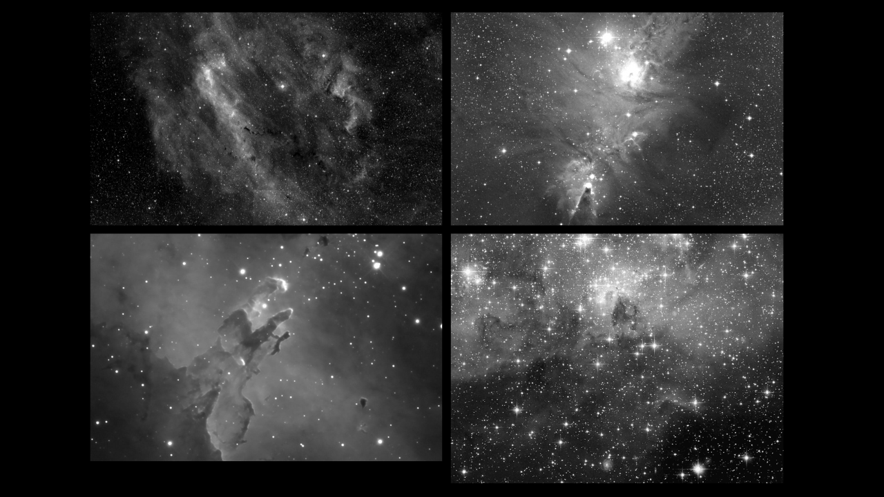The Universe is a black & white movie without any pause