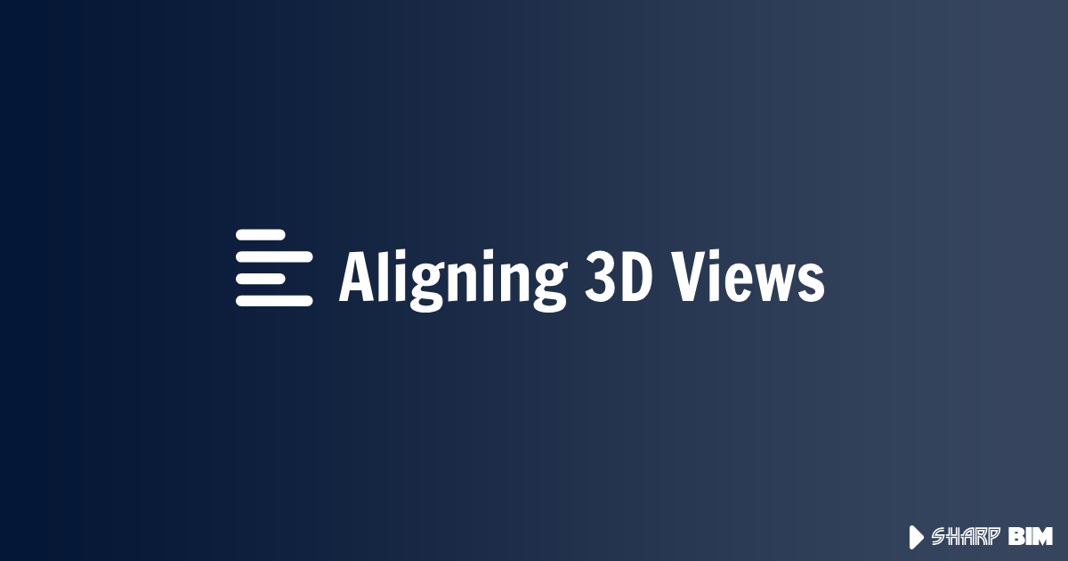 Aligning 3D Views