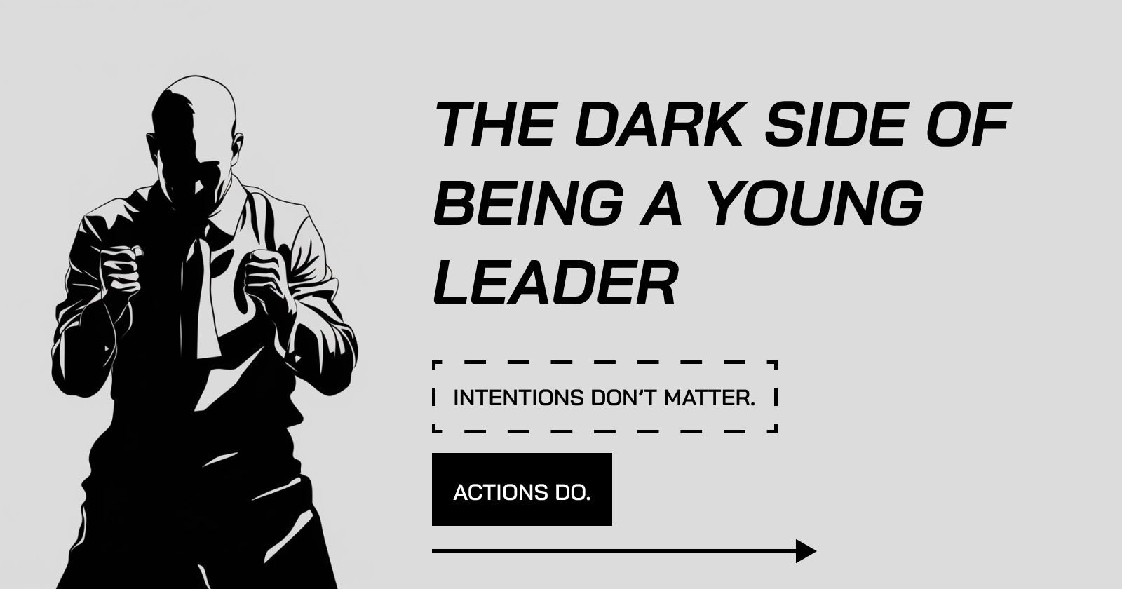 The dark side of being a young leader that they don't talk about