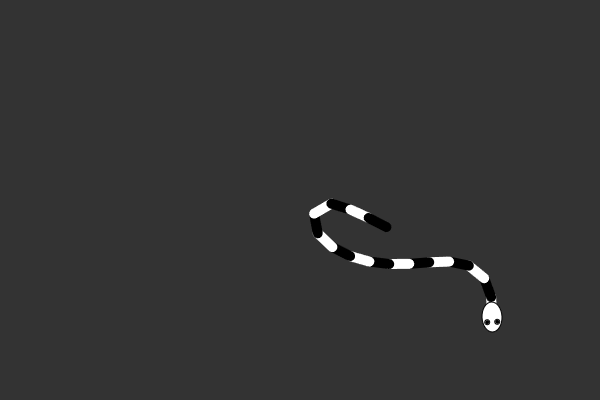 I draw my snake in P5js :)