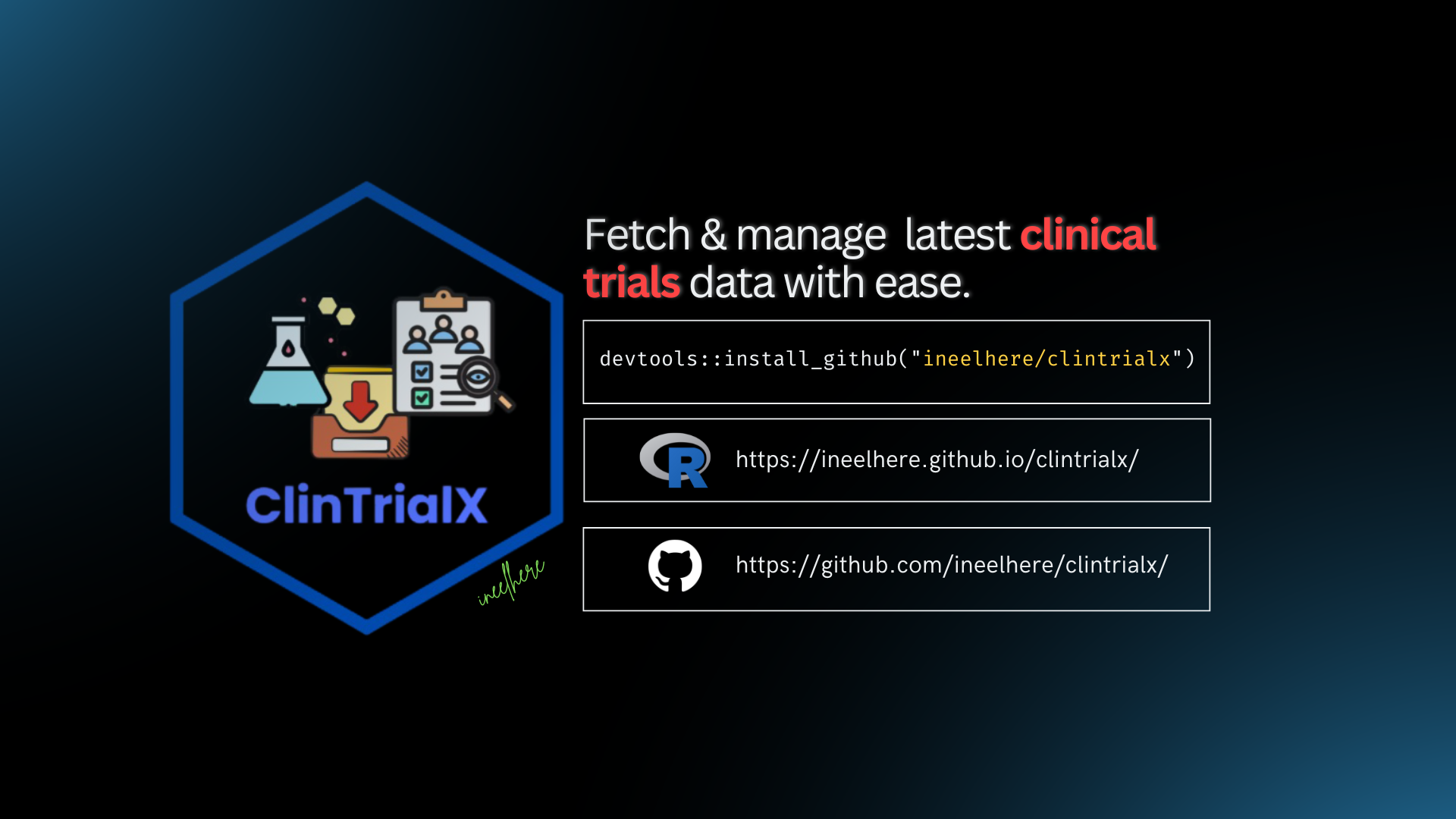 Simplify Clinical Trials Data with ClinTrialX using R programming