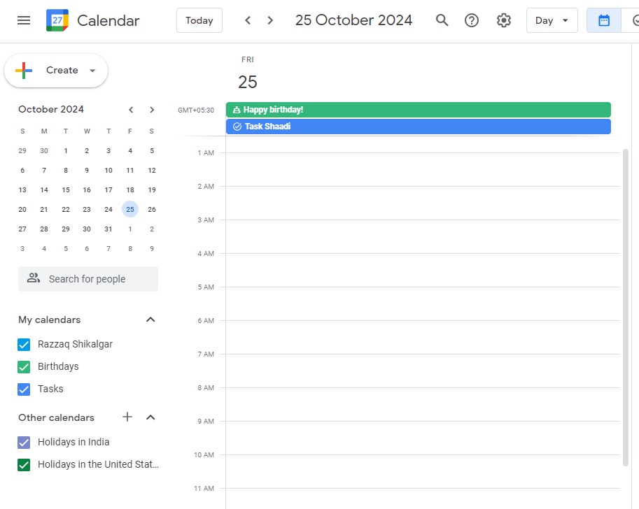 Google Tasks backend